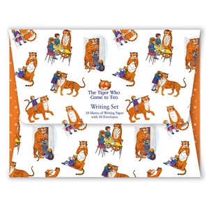 Brevpapir "The Tiger Who Came to Tea" 10 ark/10 konvolutter