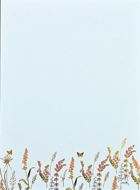 Brevpapir "Blooms and Butterflies" 30 ark/24 konvolutter