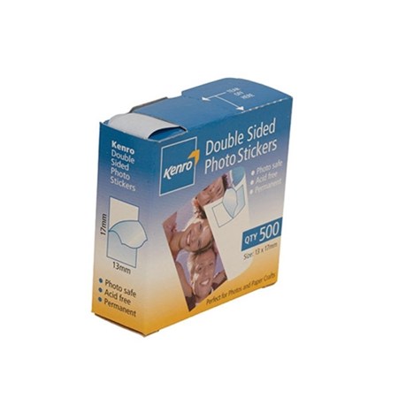 "Double Sided Tabs", 500 per box