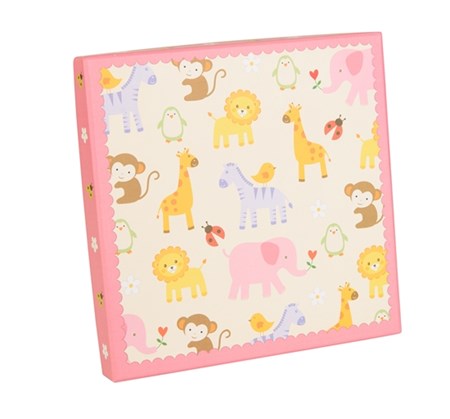 Fotoalbum "Baby Zoo Memo Pink" 120 lommer 10 x 15 cm