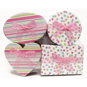 "Pastel" Gaveesker 4 assorterte