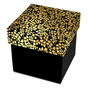 "Aurelie Black" Gaveeske 7,3 x 7,3 x 7,3 cm