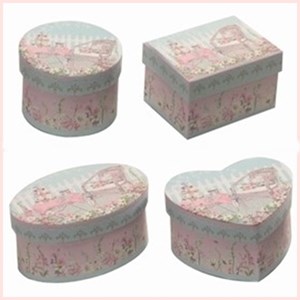 "English Garden Tea Party" Gaveesker 4 assorterte