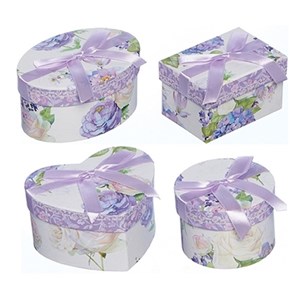 "Lilac Bouquet" Gaveesker 4 assorterte