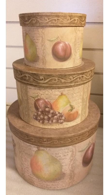 "Country Fruit", Eske-sett, rund (3)