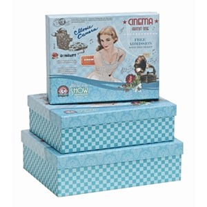 "Retro Cinema" Gaveesker, rektangulære (3)