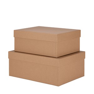 "Boxline Kraft" rektangulære gaveesker (2)