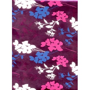 Gavepapir, "Fløyel-rosa", 2 ark (50 x 70cm), 12 ruller