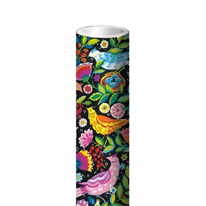 Gavepapir "Folk Birds - Sarah Cambell" 3 meter x 70 cm (12)