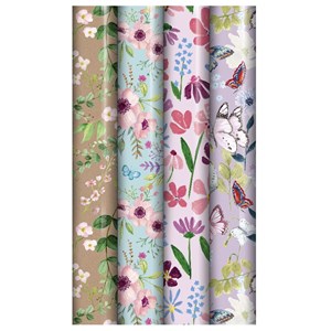 Gavepapir "Floral" 2,5 meter x 70 cm (49)