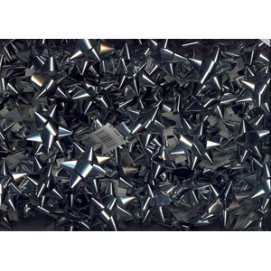 Rosett, "Metallic", Sølv, 65 mm i diameter, 100 stk i esken