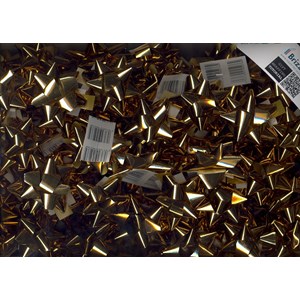 Rosett, "Metallic", Gull, 65 mm i diameter, 100 stk i esken
