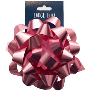 "Pink" Stor rosett, 15 cm (pakning 12 stk)