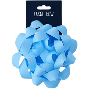 "Light Blue" Stor rosett, 15 cm (pakning 12 stk)