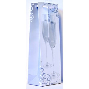 "Champagne Glass" Flaskepose