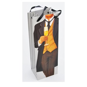 "Man in a Tux" Flaskepose