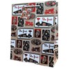 "Vintage Plane, Cars and Music" Gavepose large, 4 assortert