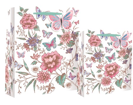 "Floral Butterflies" Gavepose large