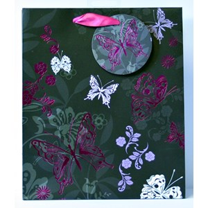 "Black Floral" Gavepose medium