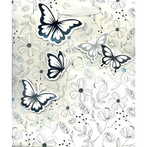 "Intricate Floral" Gavepose medium, 2 ass