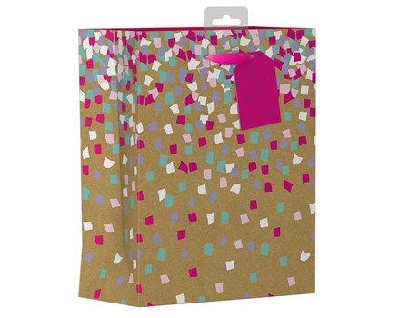 "Female Kraft Confetti" Gavepose medium
