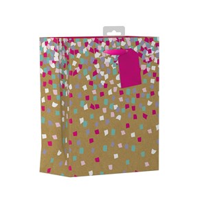 "Female Kraft Confetti" Gavepose medium