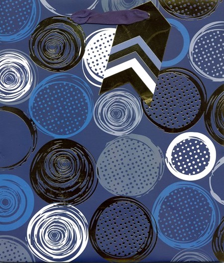 "Gold Circles" Gavepose medium