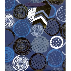 "Gold Circles" Gavepose medium