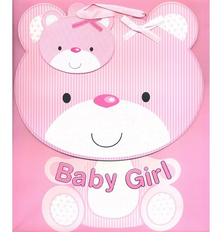 "Baby Tip-On Bear" Gavepose medium, 2 ass