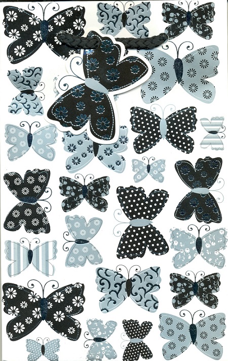 "Butterflies Black/White" Gavepose parfyme