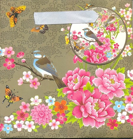 "Coffee Flower & Bird" Gavepose small