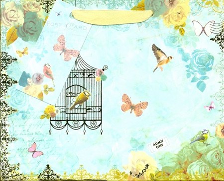 "Postal & Birdcage", Gavepose small, 2 assortert