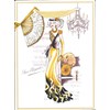"1920's Art Deco Ladies" Gavepose small, 3 assortert
