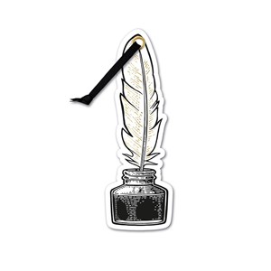 Academia Bookmarks - "Quill & Ink"