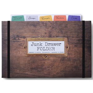 "Junk Drawer Folder" Hjemmearkiv m/7 lommer