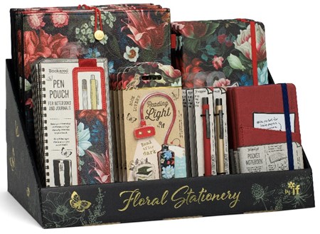 "Dark Floral" Bookaroo Display