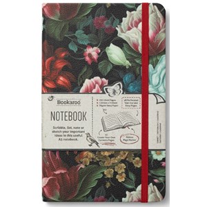 "Dark Floral" Bookaroo A5 Journal