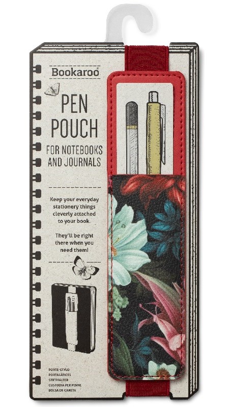 "Dark Floral" Bookaroo Pen Pouch