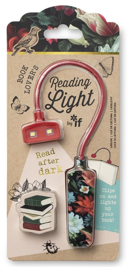 "Dark Floral" Book Lover's Reading Light