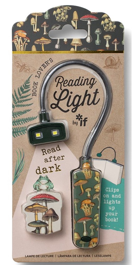 "Botanical Mushrooms" Book Lover's Reading Light