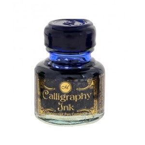 "Sapphire Calligraphy Ink with Wax Seal Top" 30 ML