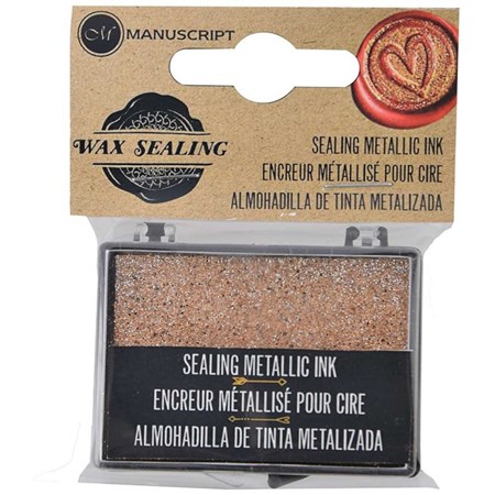 "Sealing Metallic Ink" Ink Pad Gold