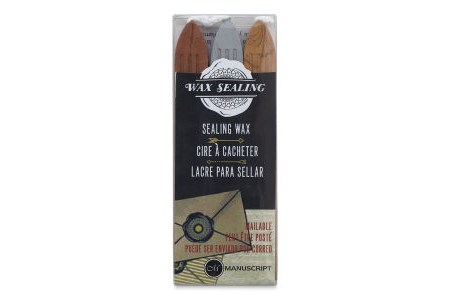 "Sealing Wax with Wick" Gold, Silver & Bronze