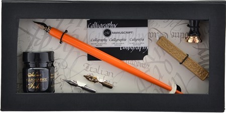 "Calligraphy Pen & Mini Seal Set" Gavesett