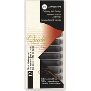"Calligraphy Fountain Pen Ink", 12 sorte blekkpatroner