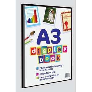 "A3 Display Book" 20 lommer