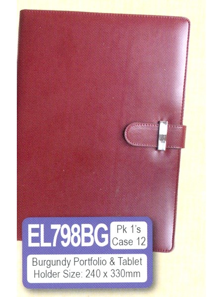 Konferansemappe, "Portfolio with Tablet Holder"
