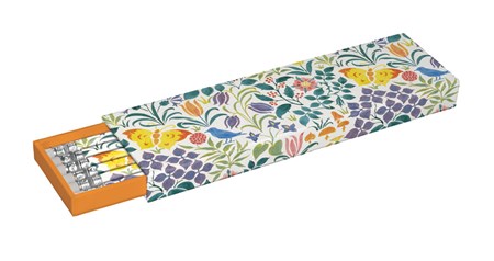 "Spring Flowers", Pencil Box, 6 Eraser-tipped