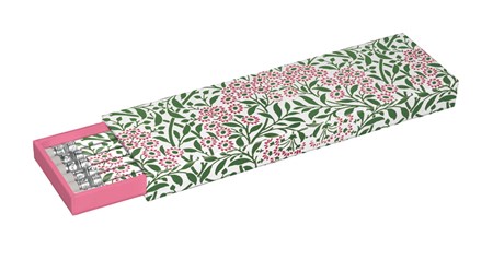 "Michaelmas Daisy", Pencil Box, 6 Eraser-tipped