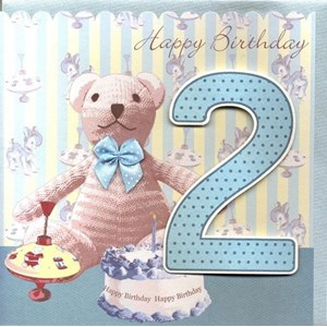 Tallkort, 2 år, Gutt